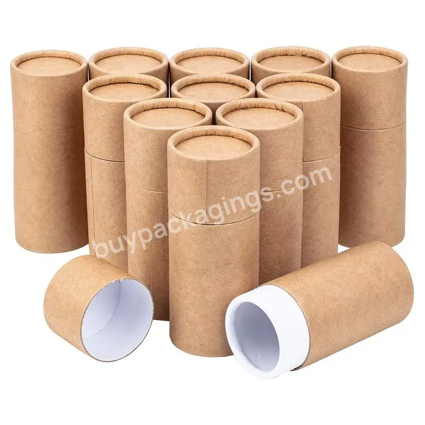 Ome Wholesale Round Paper Tube Packaging Eco Friendly Recyclable Kraft Cardboard Paper Jar Packaging Box - Buy Cardboard Tube Packaging,Packaging Box Round,Eco Friendly Wholesale Paper Box.