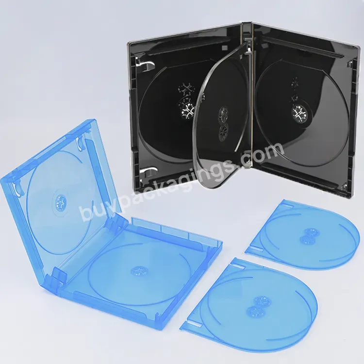 One Single Disc Case Plastic Folding Dvd Box Music Record Storage Packaging Wedding Dvd Cases Cd Case