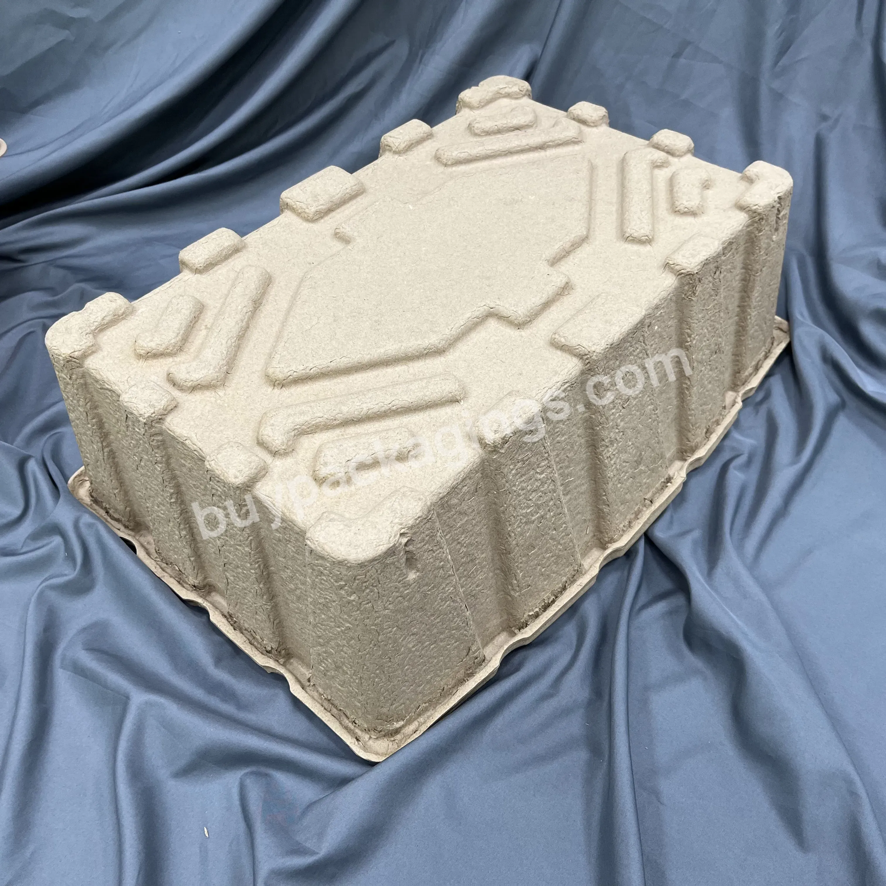 One Time Customization Of Cat Litter Basin Paper Pulp Tray Manufacturer Wet Molded Pulp Wet Pulp Molding