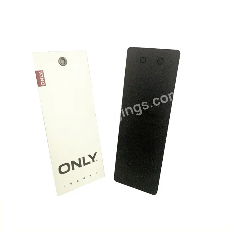 Only Garment Hang Tag Cardboard Hang Tag For Only Branded Jeans With Grommets