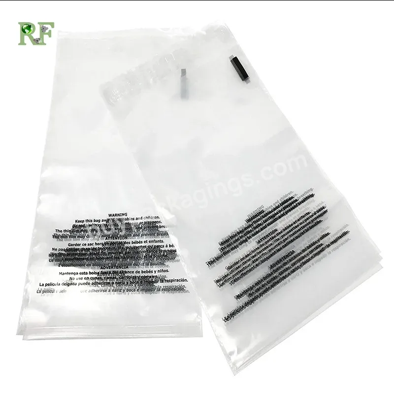 Opp And Ldpe Self-adhesive Transparent Garment Bag Clear Mailers Bag For Resealable