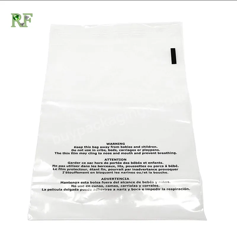 Opp And Ldpe Self-adhesive Transparent Garment Bag Clear Mailers Bag For Resealable