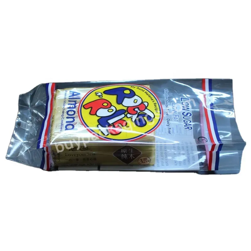 Opp Clear Waterproof Custom Printed Plastic Bag For Bread Loaf Packaging