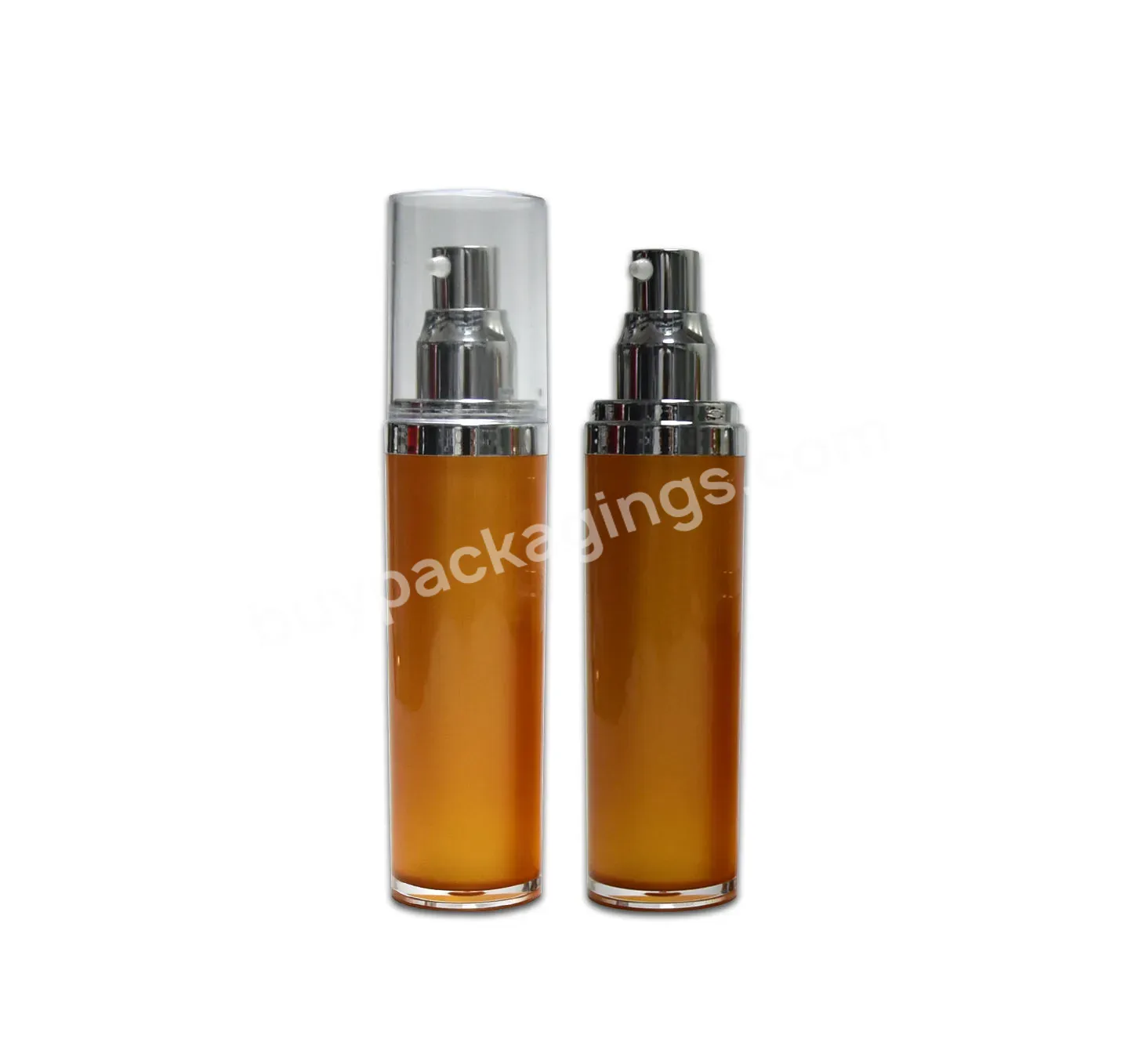 Orange Ps 30ml 50ml Empty Double Layer Skincare Serum Facial Lotion Foundation Packaging Lotion Bottle