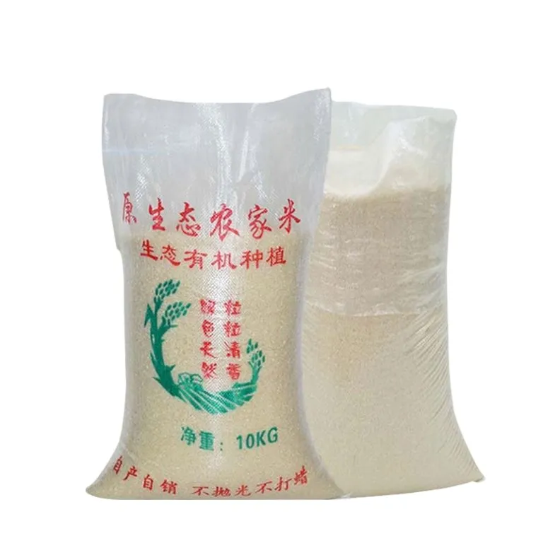 Organic Pp 100Kg India Size Different Types Packaging Rice Packing Bag 50Kg Design 25Kg Plastic Bags