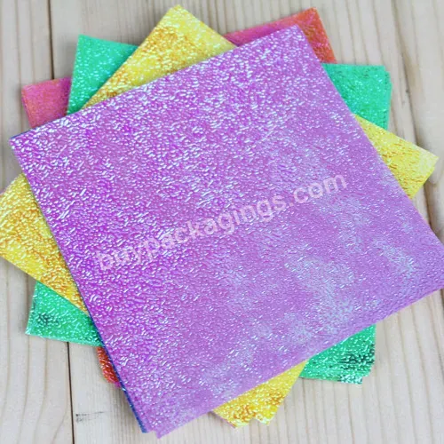 Origami A4 Glitter Paper Cutting Flash Origami Pearlescent Coloured Paper Diy Origami