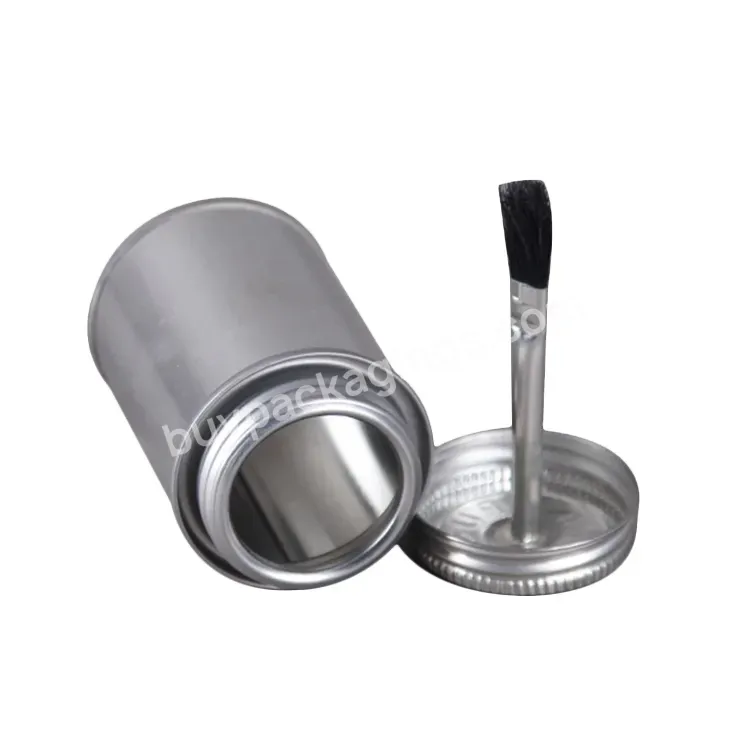 Original Factory 0.1l Small Round Tin Can For Chemical Solvent With Best Price