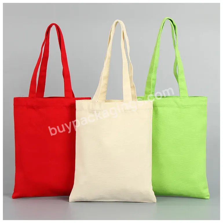 Original Factory Logocotton Print Canvasbag Reusable Custom Cottoncanvas Canvas Shoulder Tote Bag