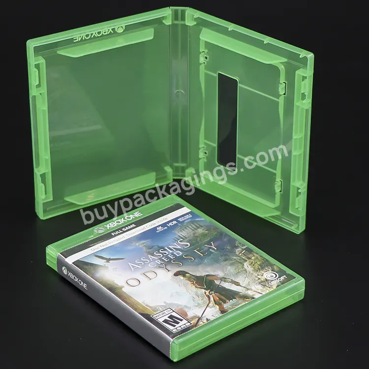 Other Game Accessories Custom Green Hard Shell Plastic Protective Box Carrying Card Case With Logo For Xbox One 360