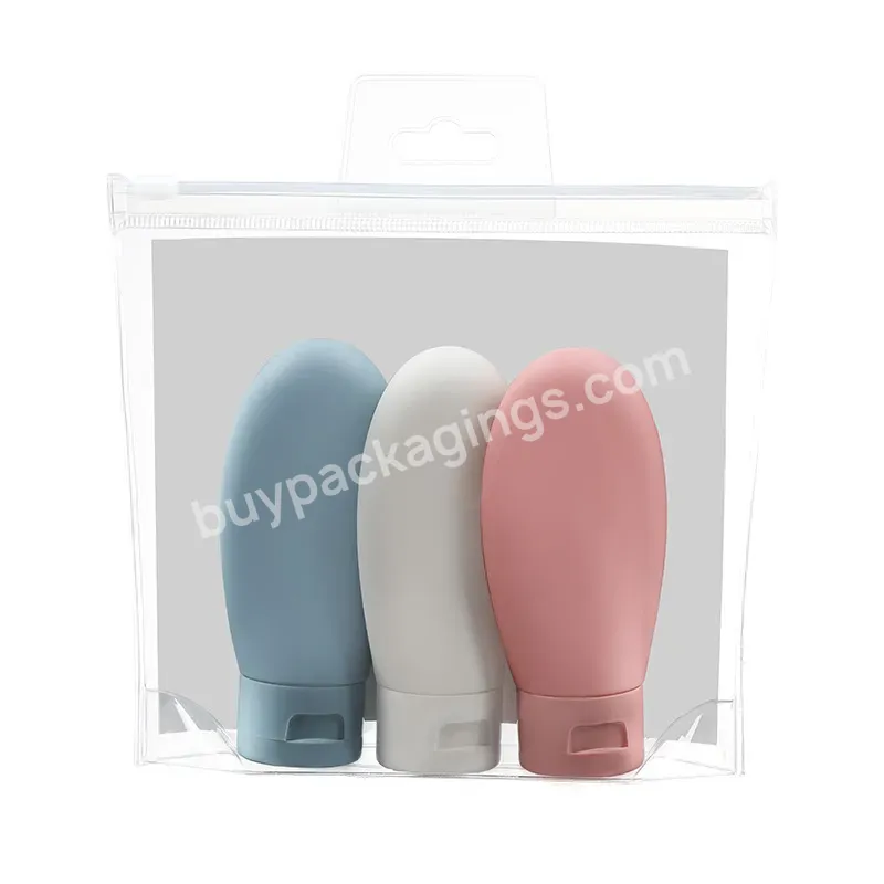 Outdoor Hotel Mini Silicone Toiletry Bottles Squeezable Travel Bottle