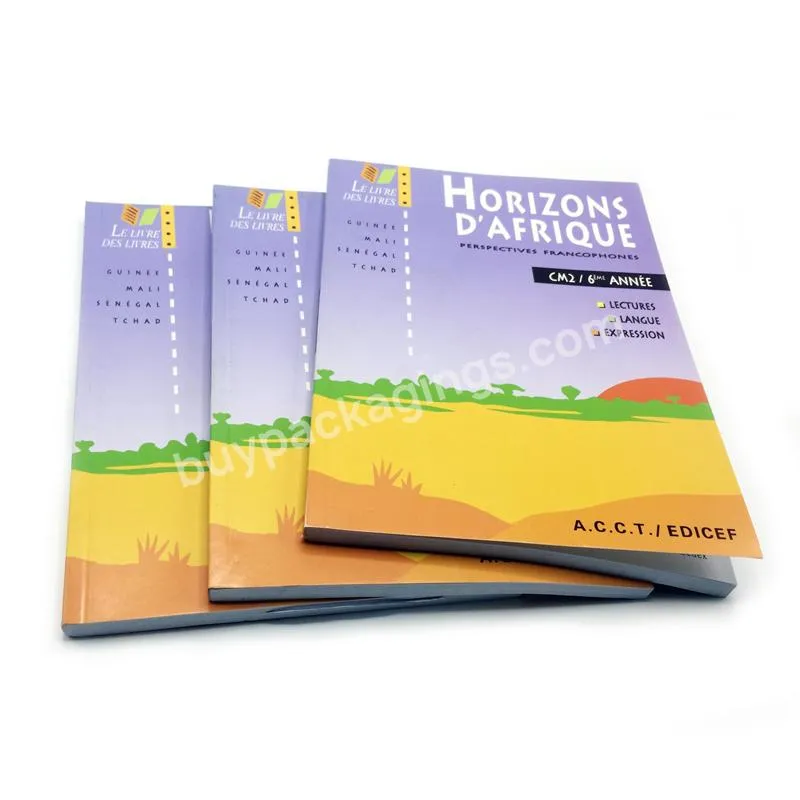 Overseas Book Printing Services Custom Educational Textbook Printing