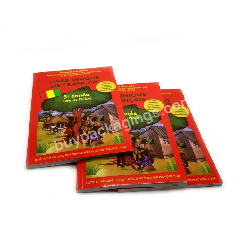 Overseas Book Printing Services Custom Educational Textbook Printing