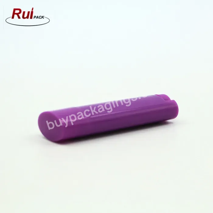 Own Logo Free Sample 4.5g Oval Lip Balm Container Chapstick Lipstick Plastic Tube Manufacturer/wholesale