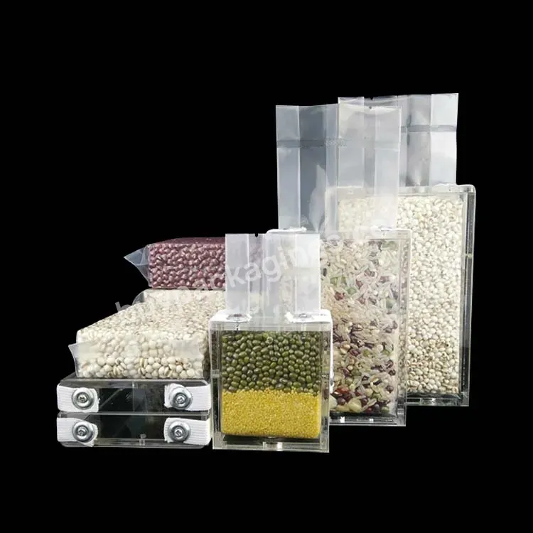 Pa Plastic Food Packaging Clear Vacuum Rice Bricks Bags
