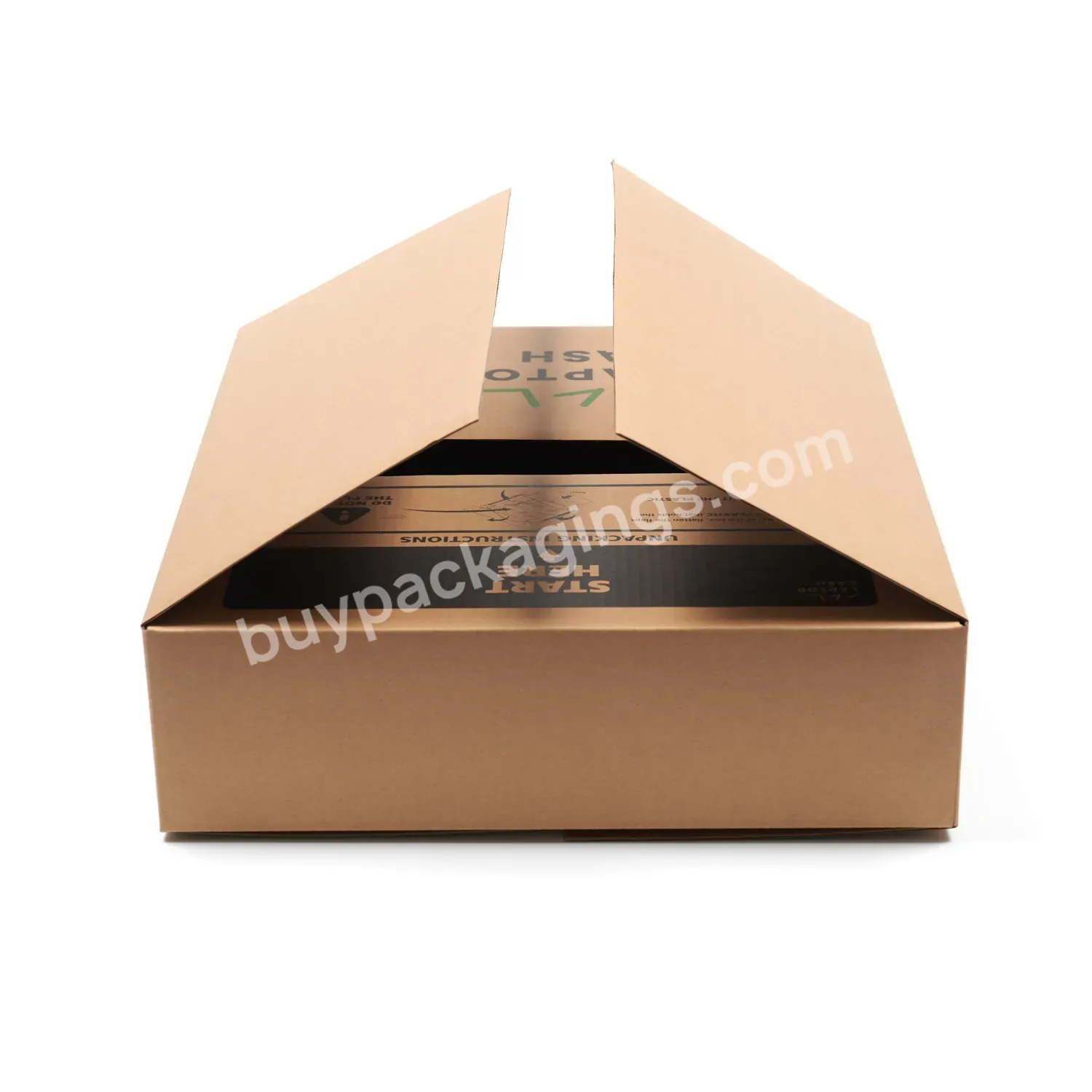 Package Clothing Shipping Boxes Kraft Brown Folding Boxes Brown Transport Shipping Box