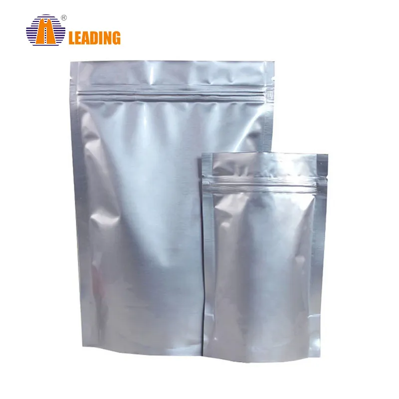 Package grade black smell proof ziplock zip lock tea zipper stand up food aluminum foil packaging bag in philippine