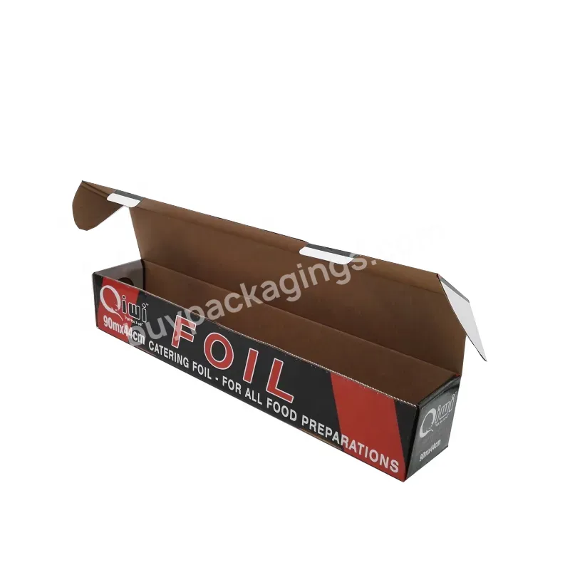 Package Roll Manufacturers Custom Logo Aluminum Foil Paper Food Packing