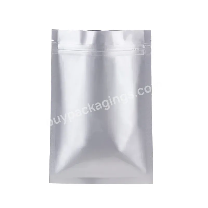 Packaging Aluminum Foil Sealed Bag Custom Stand Up Plastic Aluminum Foil Ziplock Bag
