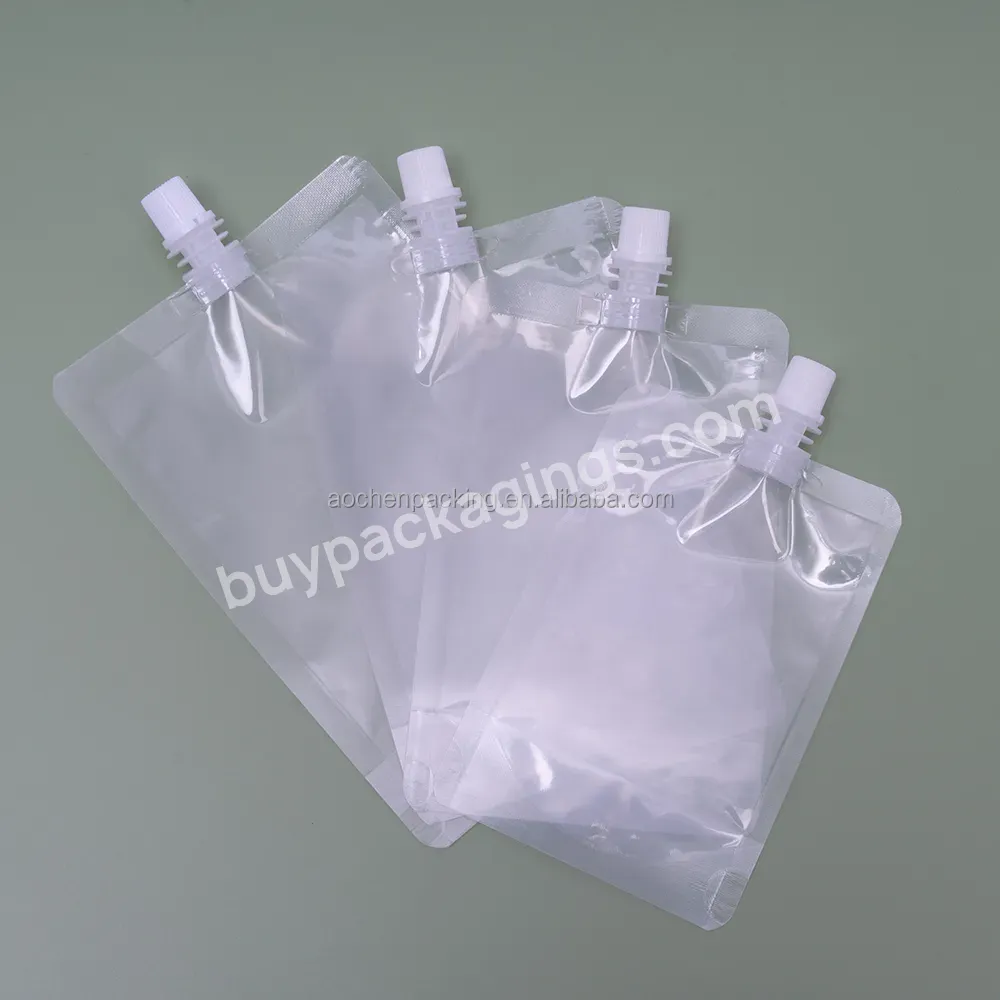 Packaging Bag,Bags For Food Plastic Custom Coffee Zip Pouch,With Mylar Sachet Ziplock Spout Pouch Clear