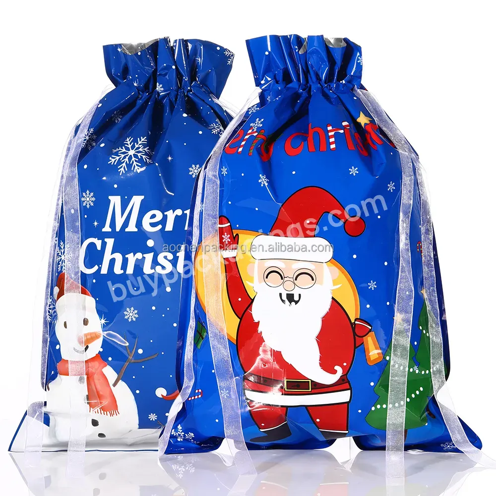 Packaging Bags,Vegetable Packaging Tray,Plastic Bag Cheap Christmas Drawstring Gift Bags