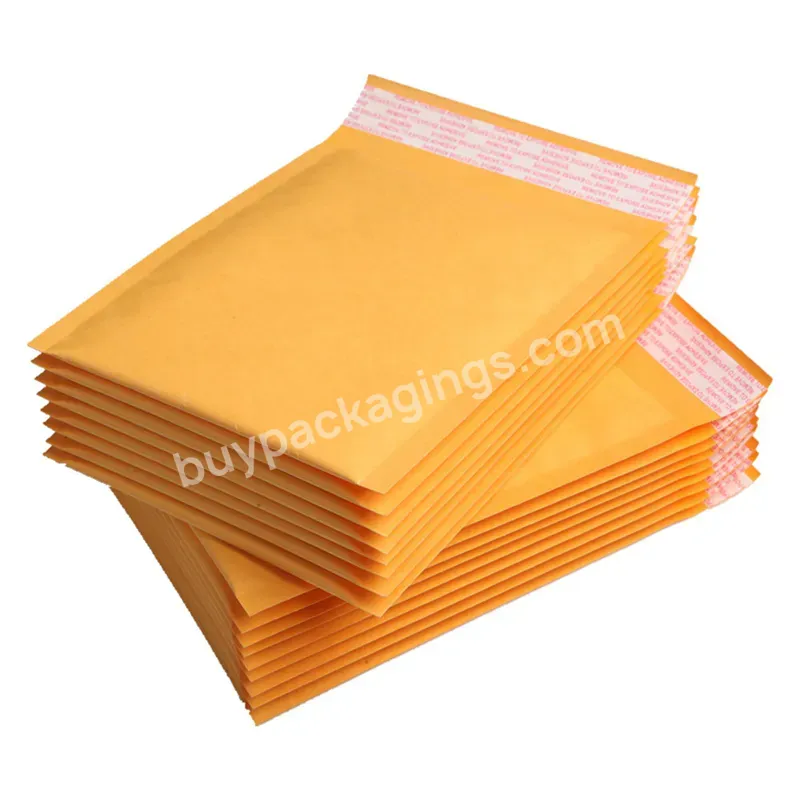 Packaging Bubble Mailing Bags 10x13in Envelope Courier Printed Polymailer Kraft Paper Mailers Multi-size Custom Shipping Bag New