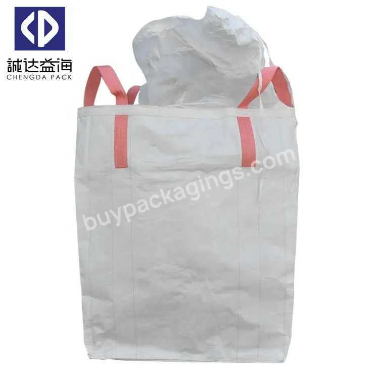 Packaging Disinfection Liner Ton Baffle 1500kg Jumbo Fibc Big With Food Grade Inner Liner Temp 40 To 60 Deg Transport - Buy Jumbo Bag With Pe Food Grade Inner Liner,Bulk Container Bag,Fibc Bulk Bags.