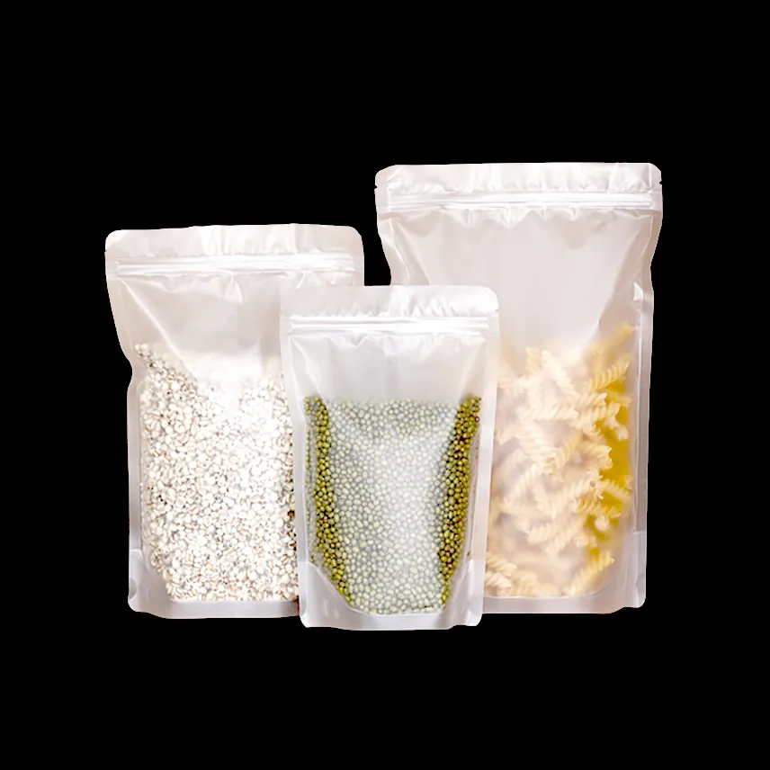 Packaging food matte plastic self-sealing bag