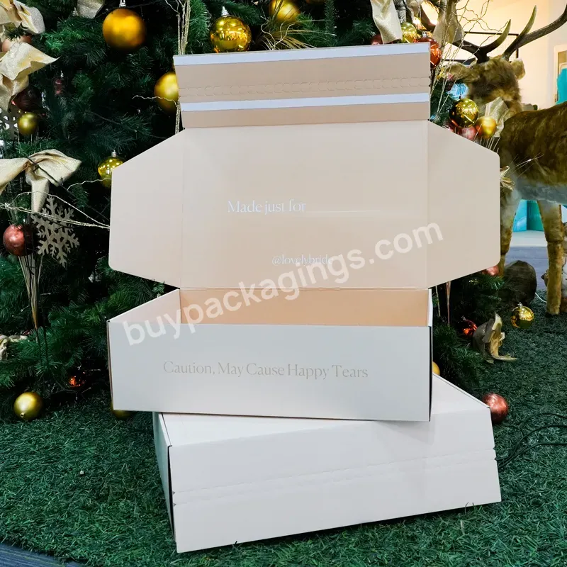 Packaging Gift Blank Kraft Customized Versandkarton Clothing Mailer Cardboard Paper Favour Boxes