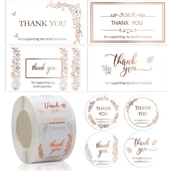 Packaging & Printing Color Cardboard Paper Card Print Custom Thank You Cards