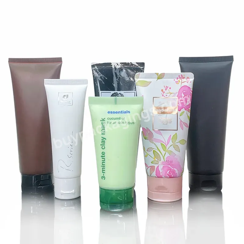 Packaging Soft Empty Facial Scrub Mask Cosmetic Shampoo Body Cream Skincare Cleaner Face Wash Tube