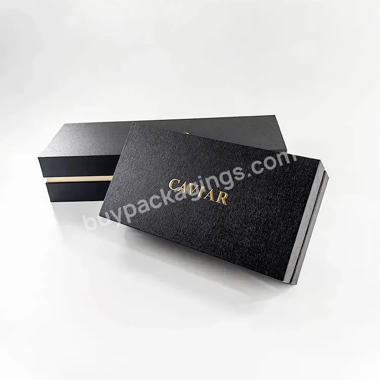 Packaging Supplies Custom Brand Fashion Unique Design Food Box Caviar Package Box