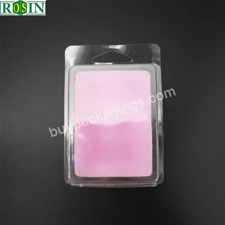 Packaging Wax Melt Clamshell Clear Pvc Candle Stamping Wholesale Plastic Rosin Gift & Craft Blister Pack Products Polypropylene