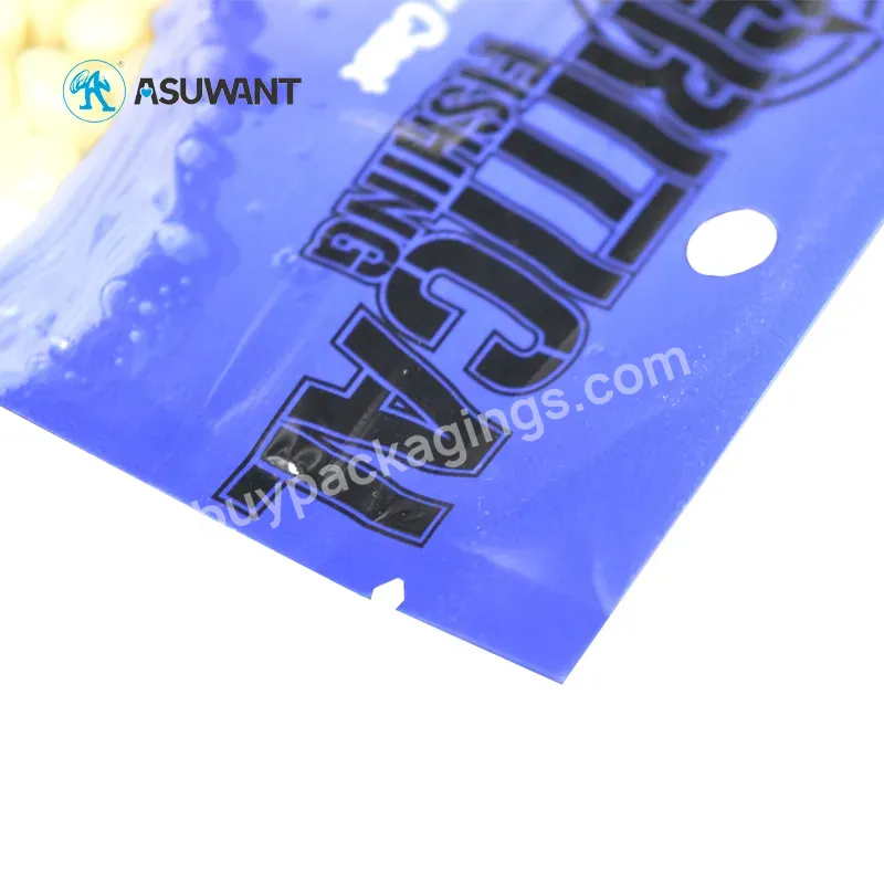 Packet Plastic Matte Stand Up Zip Foil Flat Bag For Food Packaging