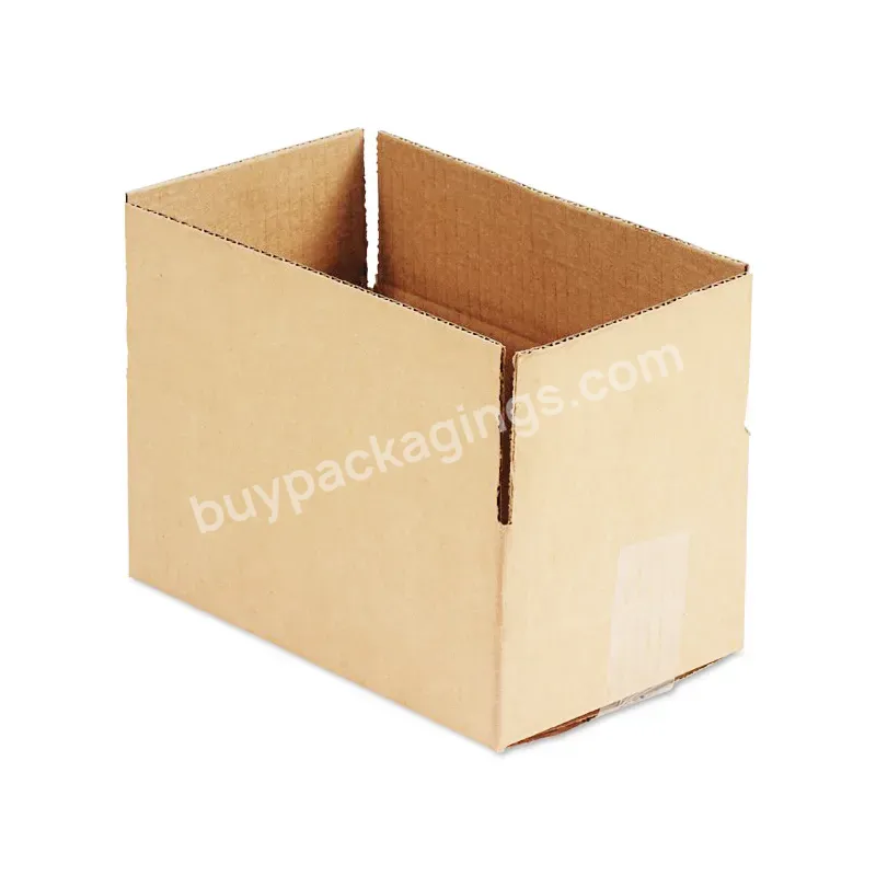 Packing Goods Corrugated Brown Carton Boxes Custom Logos Cardboard Logo Carton