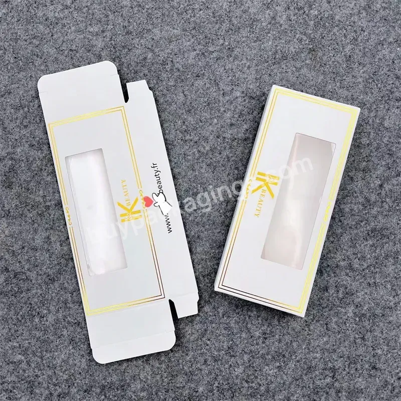Packing Paper Box With Pvc Window For Cosmetic Gift Box Recyclable Packaging Box