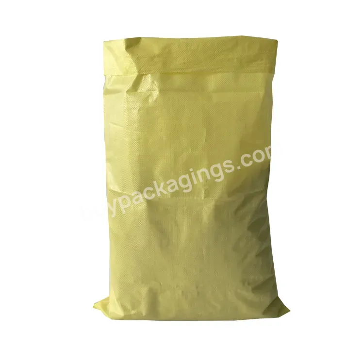 Packing Pp Woven Raffia Poly Sugar Rice Corn Sand Sack Rice Flour Pp Woven Packaging Bag