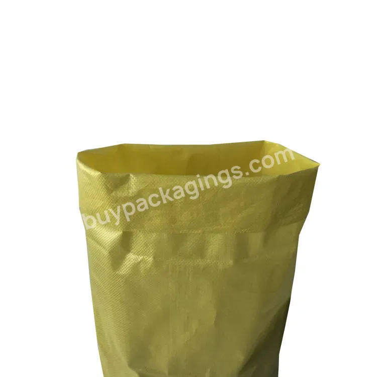 Packing Pp Woven Raffia Poly Sugar Rice Corn Sand Sack Rice Flour Pp Woven Packaging Bag