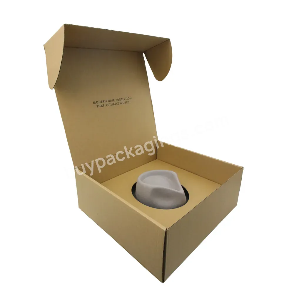 Packing Shipping Mailer Box Packaging With Logo Shipping Boxes Custom Logo Custom Packaging Hat Box With Insert