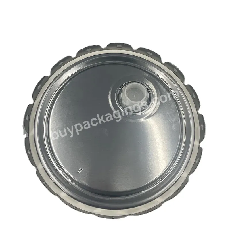 Paint Pail Lid Edge Curl Type 18l-20l Drum Lug Lid Paint Bucket Tinplate Lid With Rieke Cover