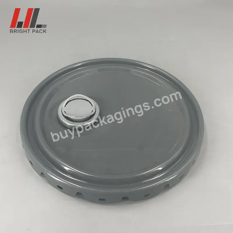 Paint Pail Lid Edge Curl Type 18l-20l Drum Lug Lid Paint Bucket Tinplate Lid With Rieke Cover