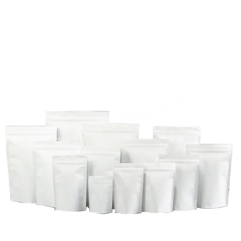 Paper Bag Small Size Scrim Kraft Aluminum Foil Hermetic Zipper Bags For Food