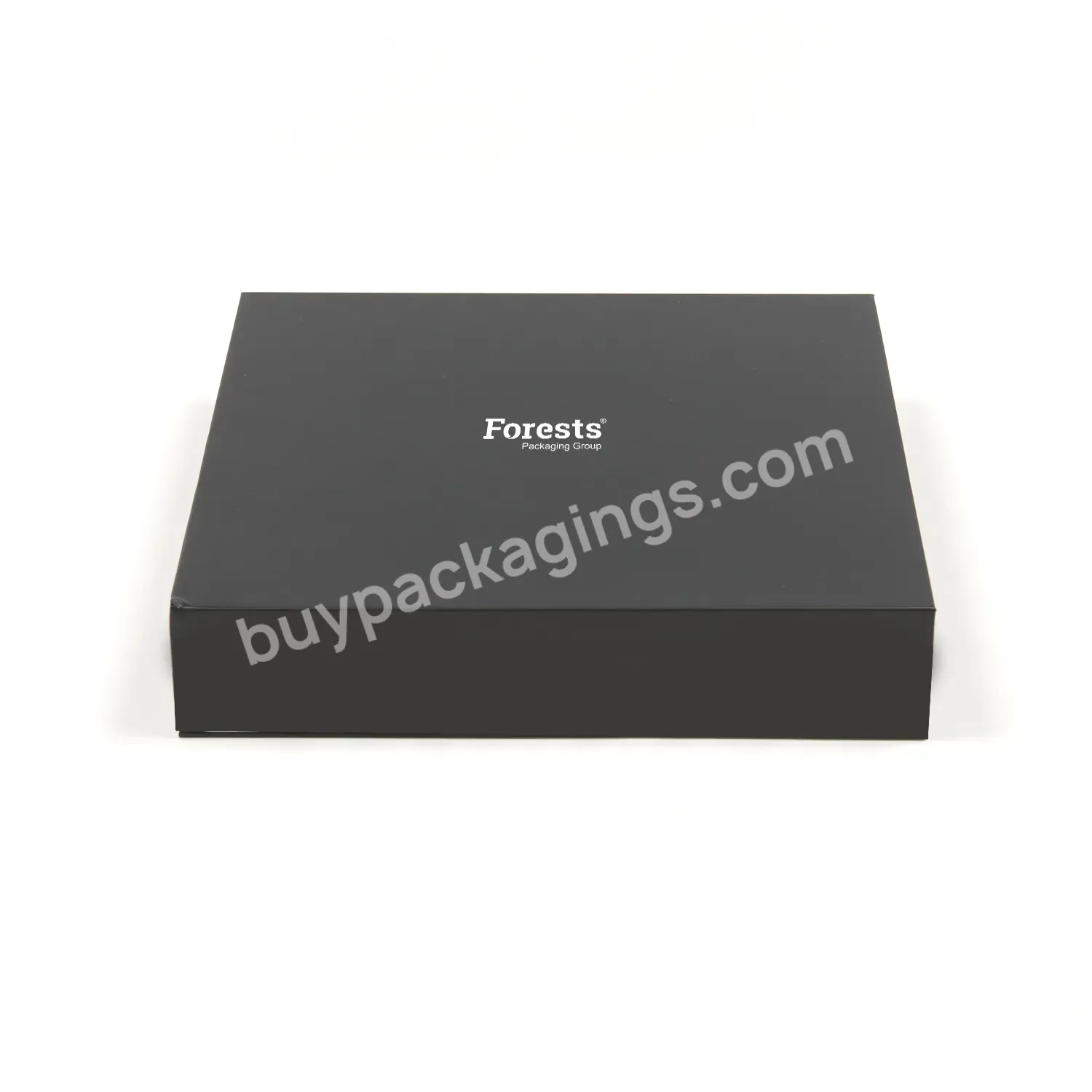Paper Box For Clothing Packing With Silver Stamping Logo