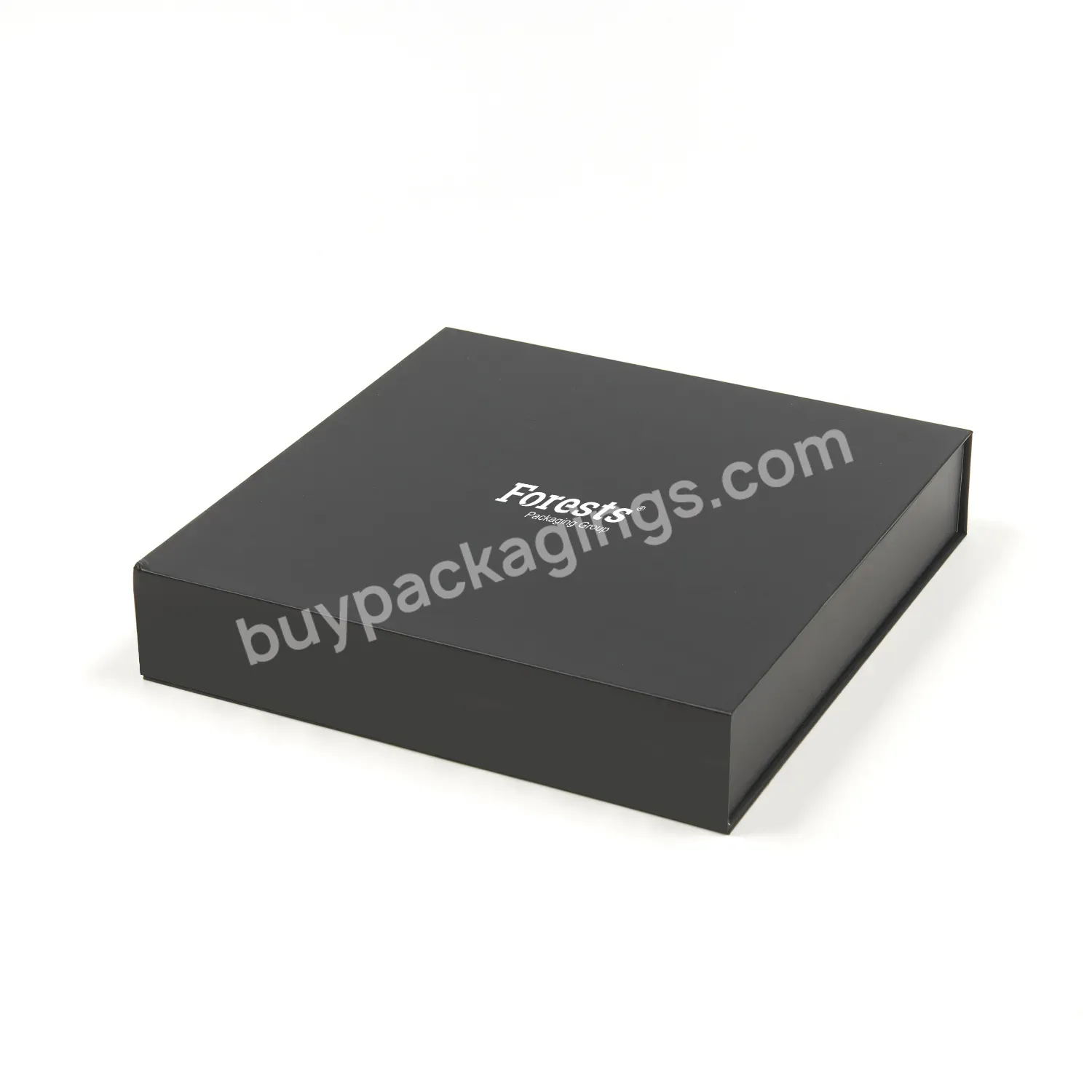Paper Box For Clothing Packing With Silver Stamping Logo