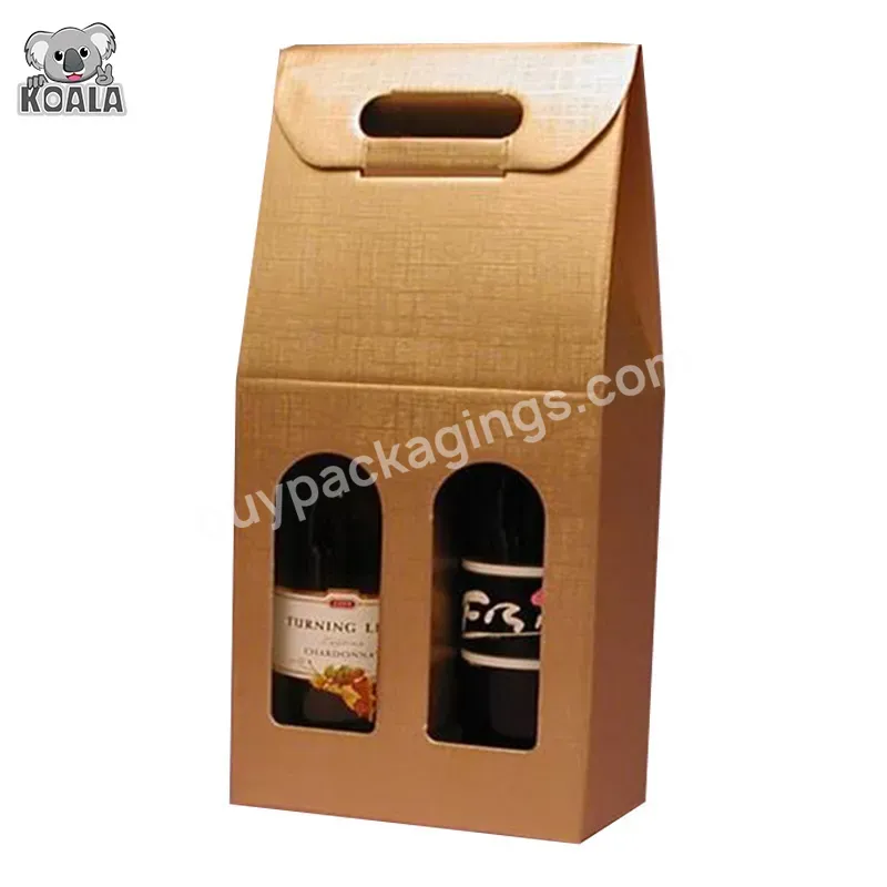 Paper Box For Wine 5 Liter 750ml Wine Gift Box For 2 4 Bottle