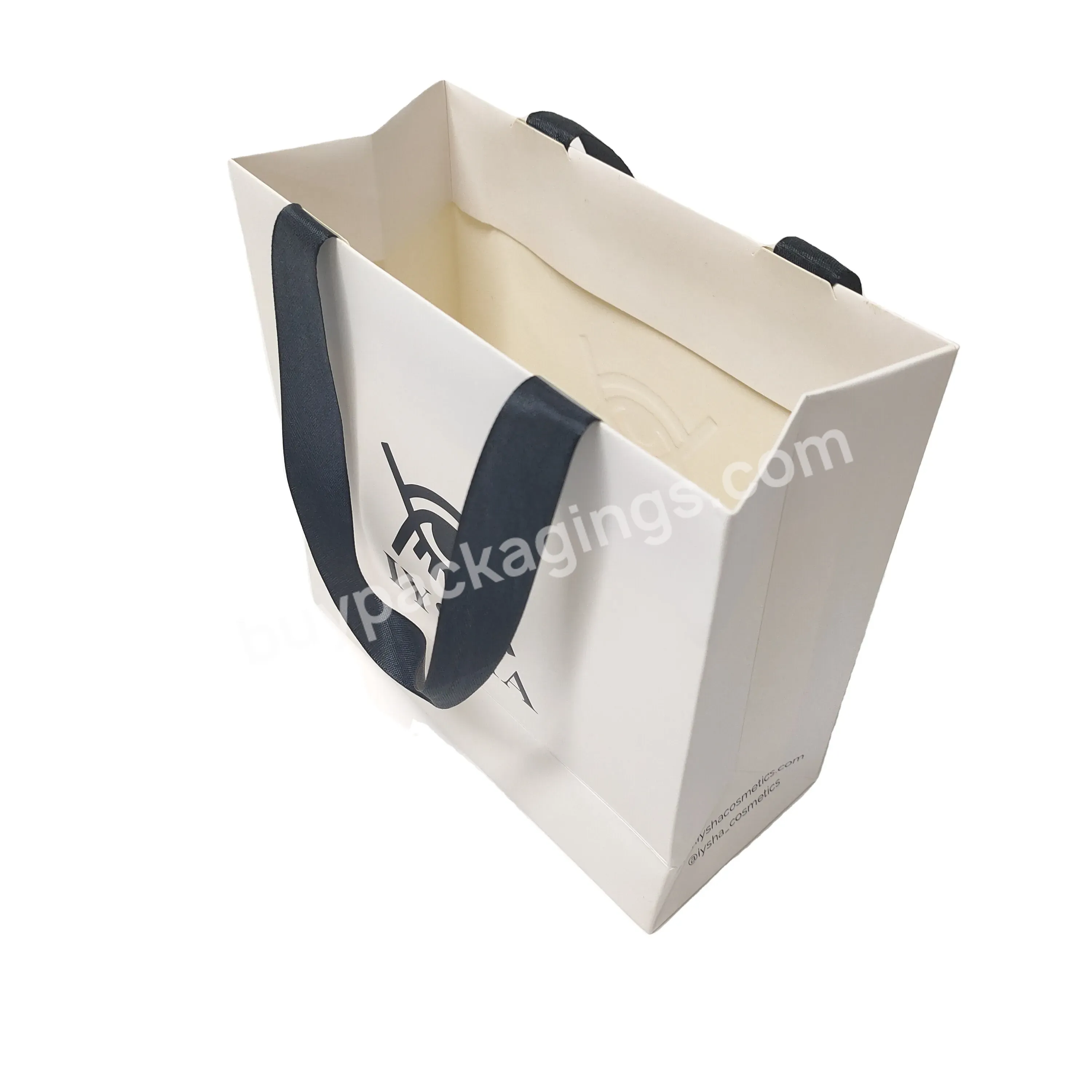 Paper Gift Shopping Bags High Quality Custom Packaging Bags With Company Logo