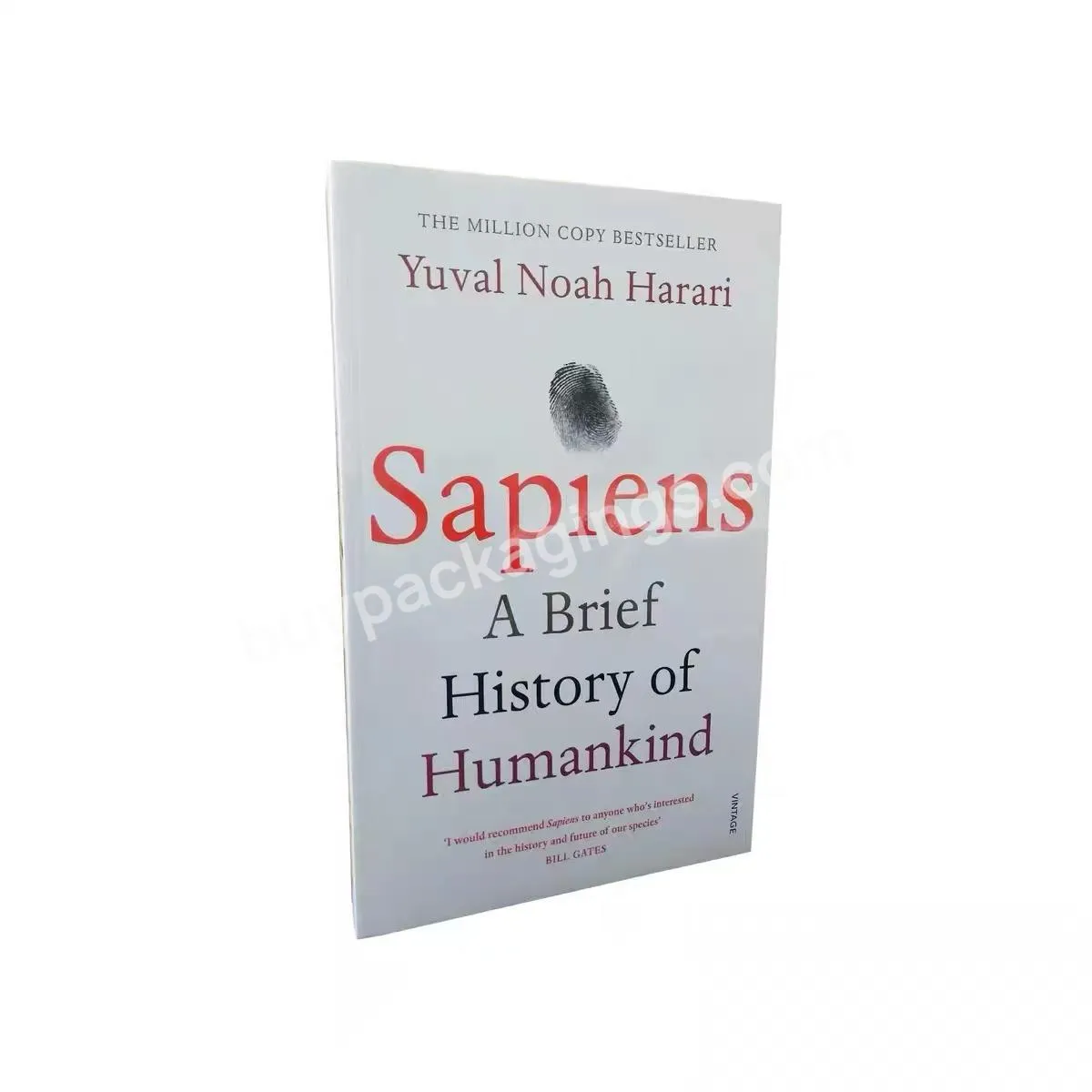 paper & paperboard printing  Israeli super bestseller English original makes humans re-examine their Homo sapiens