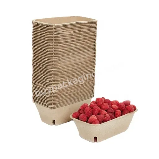 Paper Pulp Garden Party Berry Basket Bowel Molded Fiber For Tomatoes Peppers Grapes Farm Fruit Container - Buy Berry Pulp Basket,Berry Paper Basket,Pulp Sherry Basket.