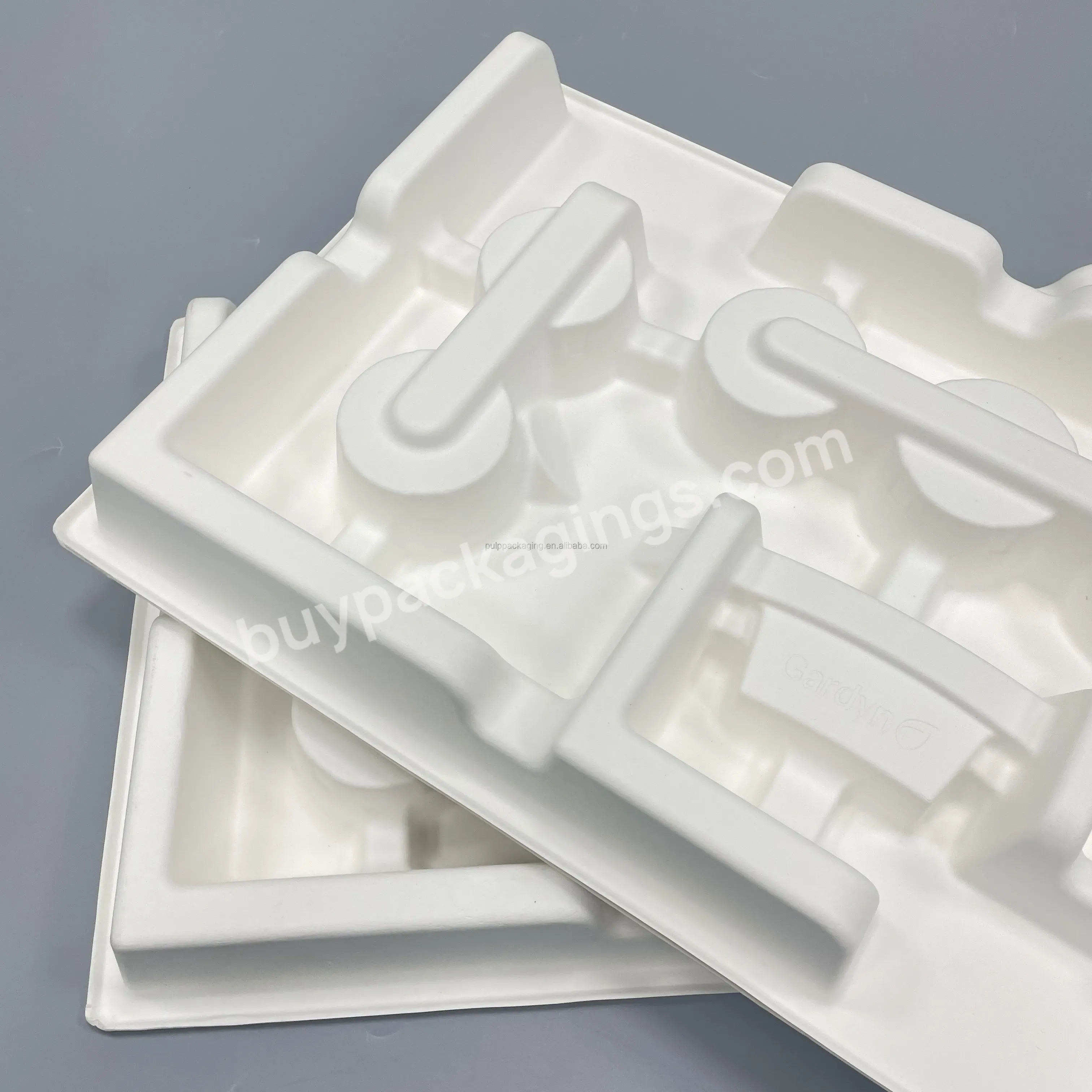 Paper Pulp Tray Packaging Manufacturing Oem Mold Pulp Tray - Buy Recycle Paper Pulp Biodegradable Insert Tray,Biodegradable Paper Tray Packaging Molded Bagasse Pulp Tray,Eco- Friendly Paper Pulp Insert Tray Molded Paper Tray.