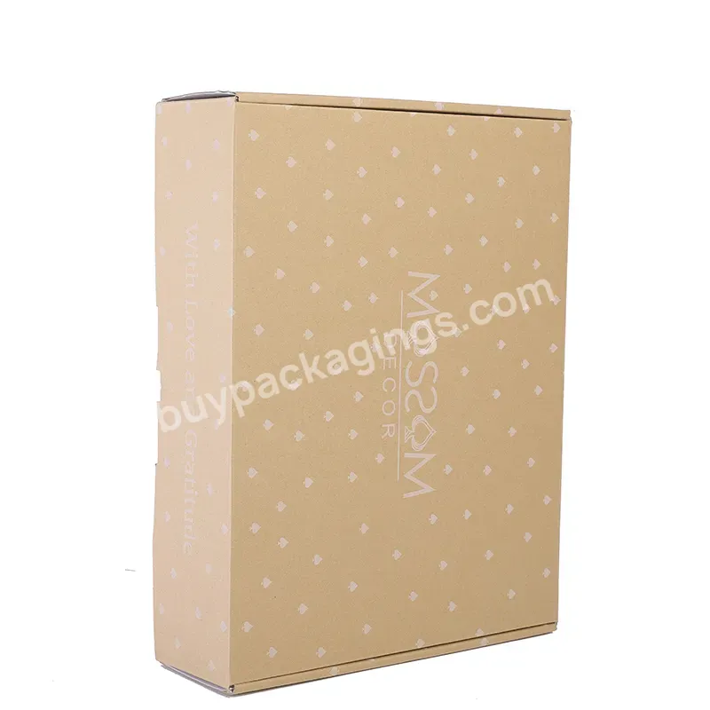 Paper Rectangle E-flute Corrugated Cardboard Mailer Box