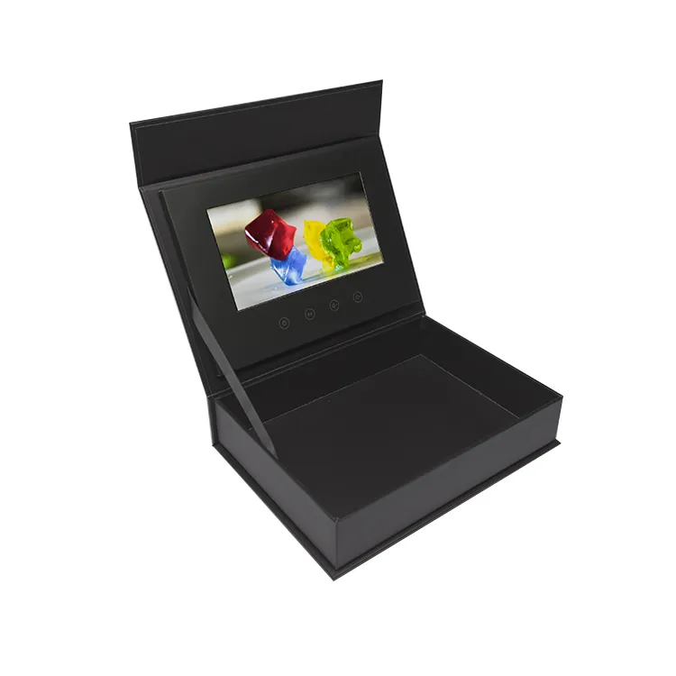 paper screen packaging lcd video gift box